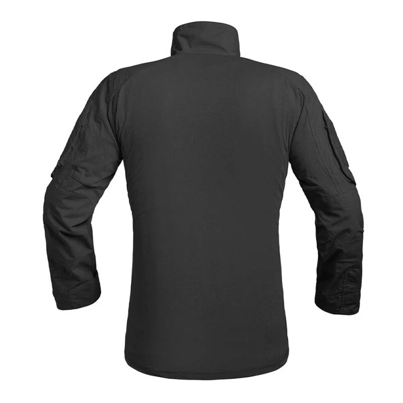 CHEMISE DE COMBAT UBAS FIGHTER NOIR MILITAIRE PAINTBALL AIRSOFT ARMEE OPEX PARA - Photo 3/4