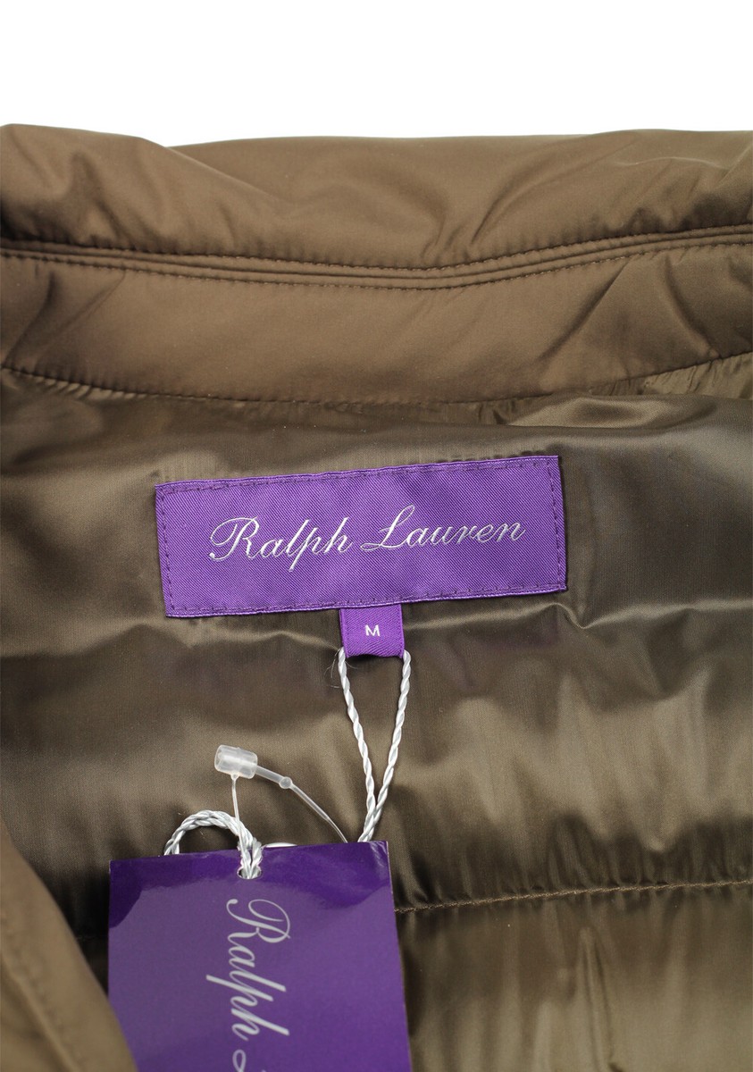 Ralph Lauren Purple Label Quilted Down Jacket Coat Size 56 IT