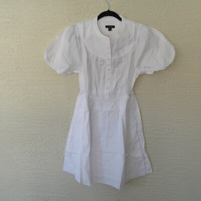 j crew white shirt dress Elsie Shirt-dress In Cotton Poplin For Women
