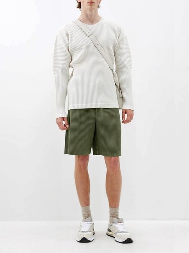 Issey Miyake Homme Plisse plissierte Shorts - schwarz - Herren JF148 - Bild 7 von 20