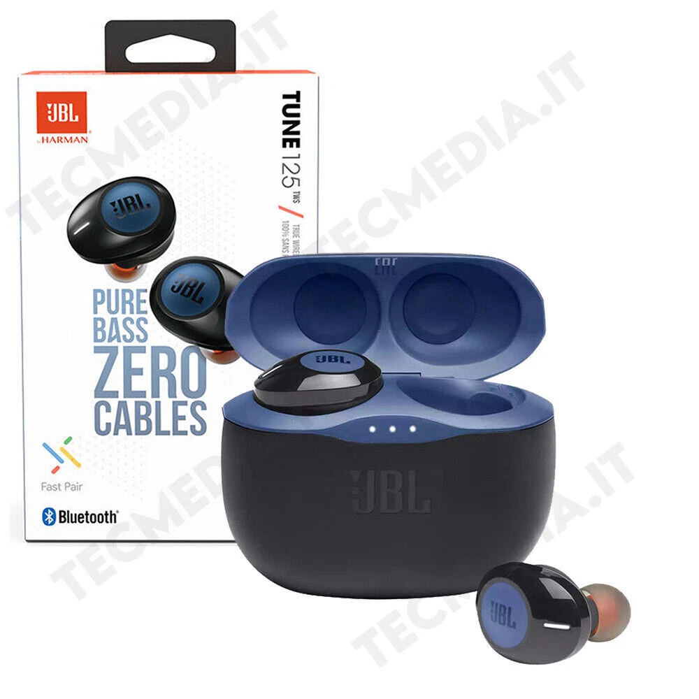 Earphones Bluetooth Original JBL Tune 125TWS Earphones Wireless 5.0  Long-Lasting | eBay