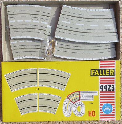 Faller AMS 4423  --  2 x 22 Grad + 2 x 23 Grad in OVP #030820  (AU12)