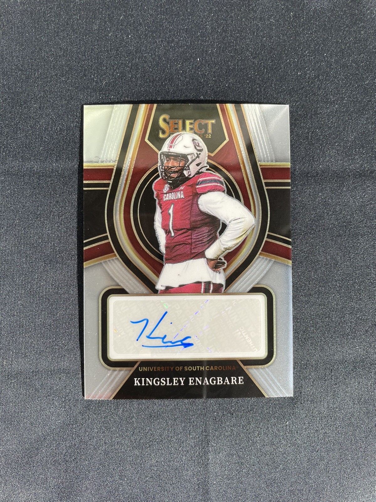 Kingsley Enagbare Panini Select Draft Picks Rookie Signatures #RSKEN Base