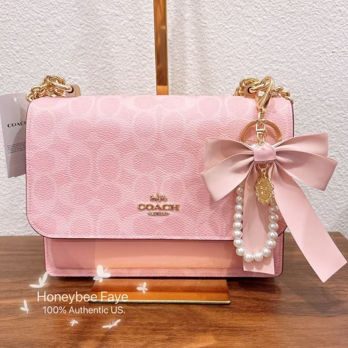 Coach Light Pink Crossbody Bag Leather crossbody bag Coach Pink in Leather - 55221832 main image 4
