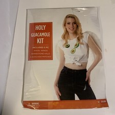 Holy Guacamole Kit Halloween Costume Pun Novelty 5 Piece Set DressUp Cosplay New