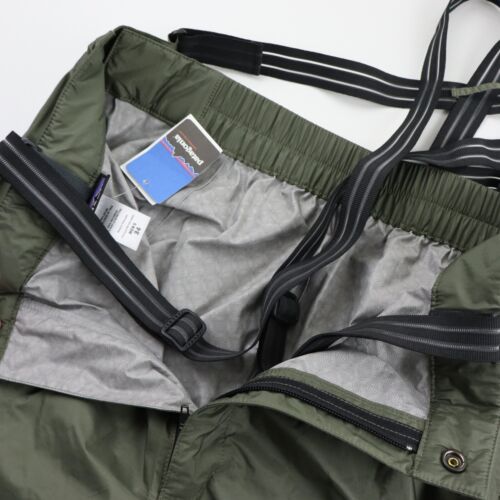 New Patagonia Mars Military Stretch Micro Burst Rain Pants Mens 34 Alpha Green - Picture 9 of 23