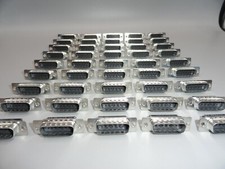 D-SUB DB15 Male 2 Row 15 Pin Plug Shell Connector No Pins Lot of 50