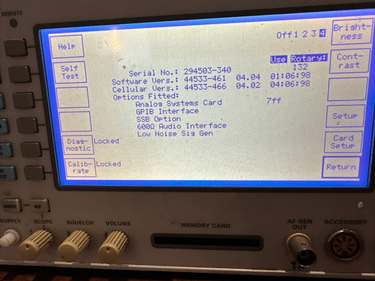 Aeroflex IFR 2945B 言うまでもない 通信サービスモニター