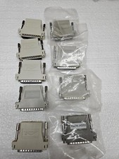 9 ea. DB25 Male to RJ45 Network 8P8C Modular Adapter Gold Connector Serial