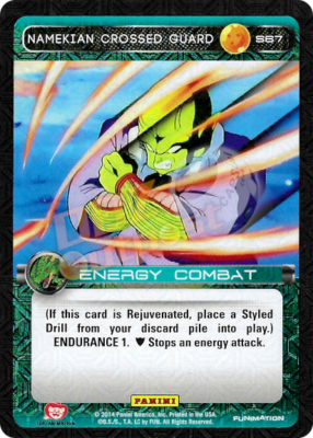 DBZ Dragon Ball Z TCG Card Panini Premiere S67 Namekian Crossed