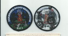 SCOUT BSA 2011 TOMAHAWK RESERVATION CAMP YEAR PATCH NORTHERN STAR CNCL MN WI !!!