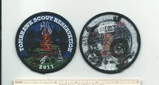 SCOUT BSA 2011 TOMAHAWK RESERVATION CAMP YEAR PATCH NORTHERN STAR CNCL MN WI !!!
