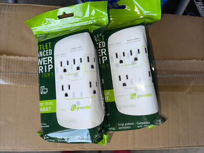 Greenlite 5 Outlet Advanced Power Strip Tier 1 Wall Mount Smart Surge Protector
