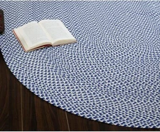 Super Area Rugs Tri-Color Cotton Farmhouse Braided Rug - Buffalo Check