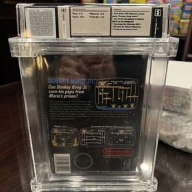 NES Donkey Kong Jr. CIB  WATA 7.0 Rare 5 Screw