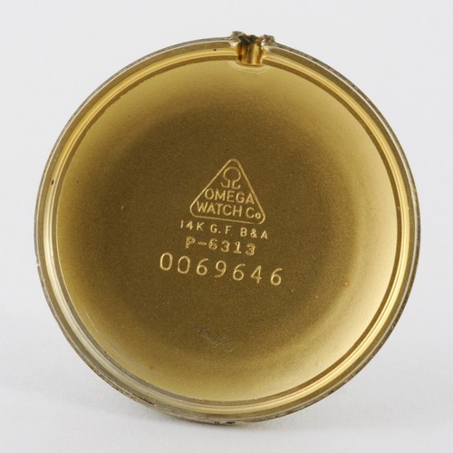 GORGEOUS OMEGA GOLD FILLED REF 6313 ELEGANT DIAL ARABIC SERVICED MIDSIZE WATCH - Picture 14 of 15