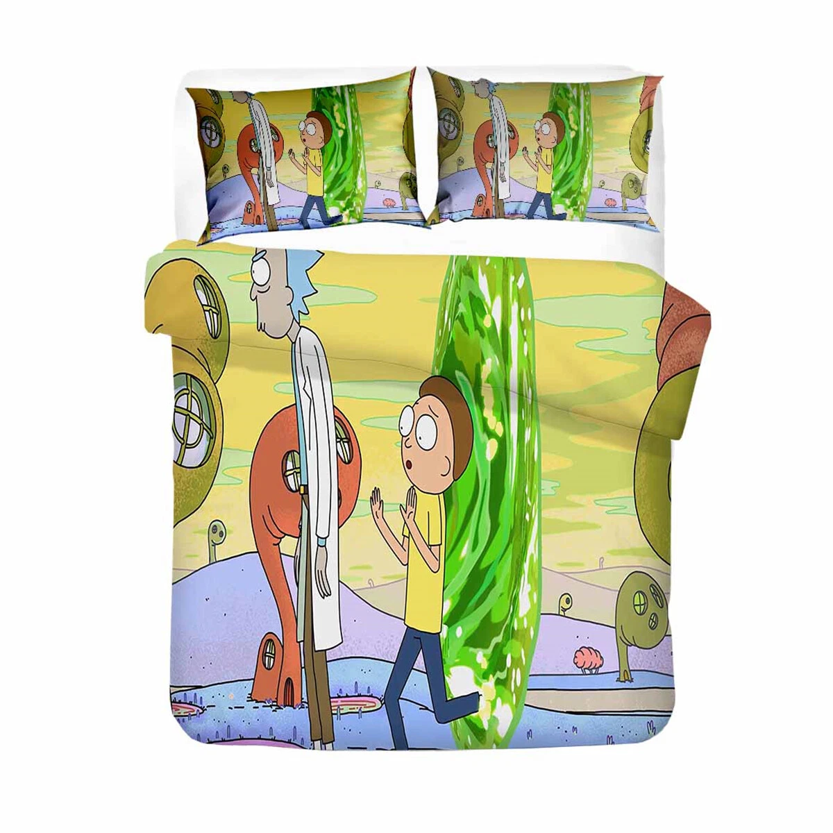 Rick and Rickandmorty Bedding Set, Bedroom Decoration