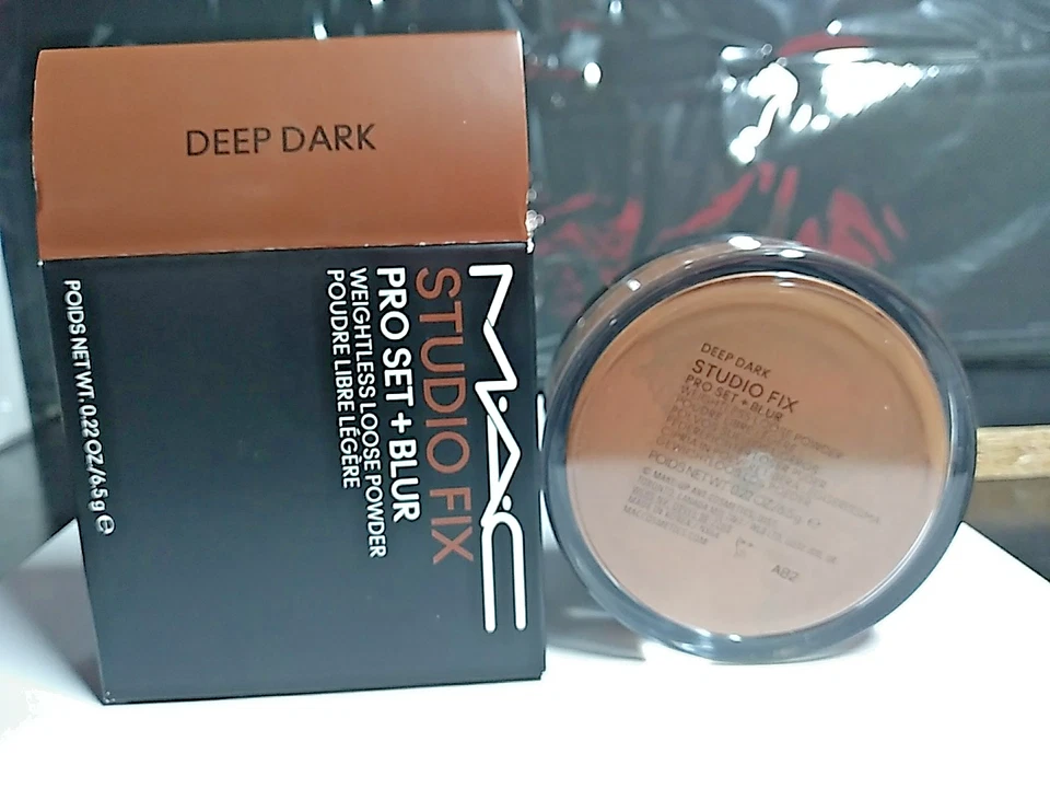 M.A.C Studio Fix Pro Set + Blur Weightless Loose Powder - Deep Dark 0.22 oz NIB - Image 2 of 4
