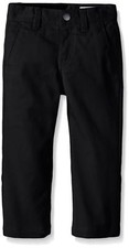 Volcom Big Boys' Frickin Slim Fit Cotton Twill Chino Pant, Black, 27