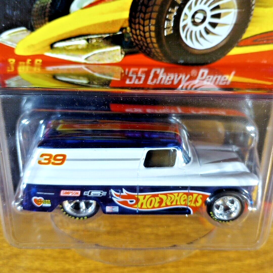 「2007 RLC REAL RIDERS '55 CHEVY PANEL Hot Wheels RLC Real Riders '55 Chevy Panel 4100/11000 Blue