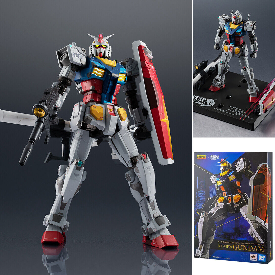 Bandai Chogokin x Gundam Factory YOKOHAMA RX-78F00 Gundam Japan Limited