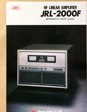 JRC  JRL-2000F Linear Amplifier 5 pg.  Dealer Brochure *Original*