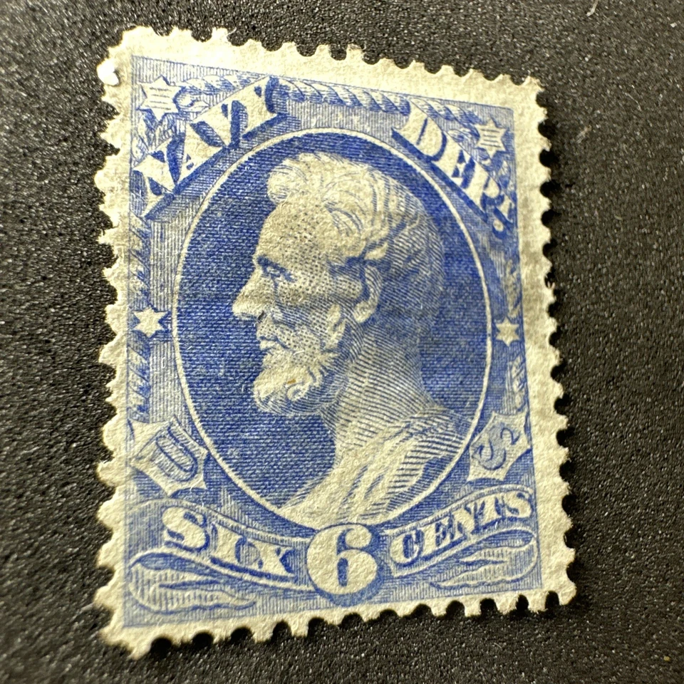 1873 O38 Navy Postage Stamp - Image 2 of 4