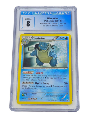 Blastoise graded CGC 8 for sale on eBay