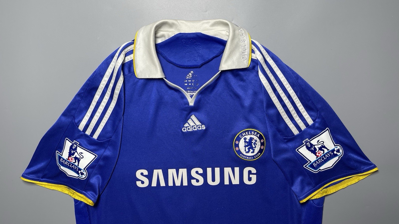 CHELSEA ADIDAS 2008/2009 FOOTBALL HOME JERSEY #18 QUARESMA SIZE “L” 656133