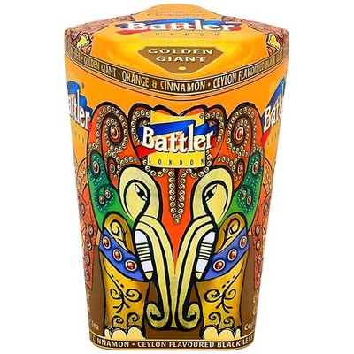 Battler Schwarzer Ceylon Tee  Orange & Cinnamon   in Metalldose 100g