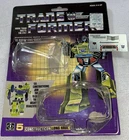 Vintage 1984 Transformers Constructicon Long Haul Full Card Back & Sticker Sheet