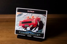 Aftermarket Replacement Label for OutRun – Compatible with Sega Mega Drive