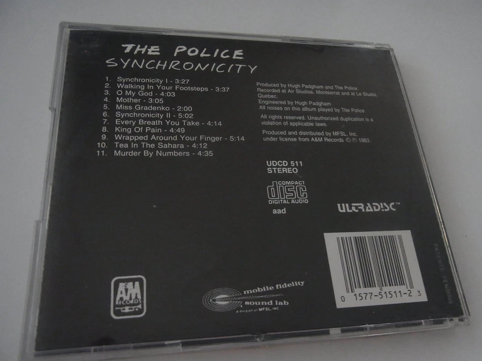 The Police / Synchronicity MFSL CD ( 24 Karat Gold ) Japan - Bild 2 von 4