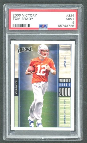 2000 Victory Tom Brady #326 PSA 9 MINT RC ROOKIE
