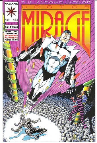 THE SECOND LIFE OF DOCTOR MIRAGE...#1...1993...with a centerfold poster