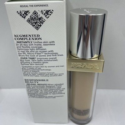 PRADA Reveal LW5 Foundation. Skin Optimizing Sunscreen, NEW. SPF