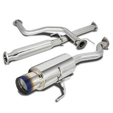 For 96-00 Civic Ek Ej Em Hatchback Cat Back Exhaust 4.5 Burnt Tip Muffler For 96-00 Civic Ek Ej Em Hatchback Cat Back Exhaust 4.5 Burnt Tip Muffler