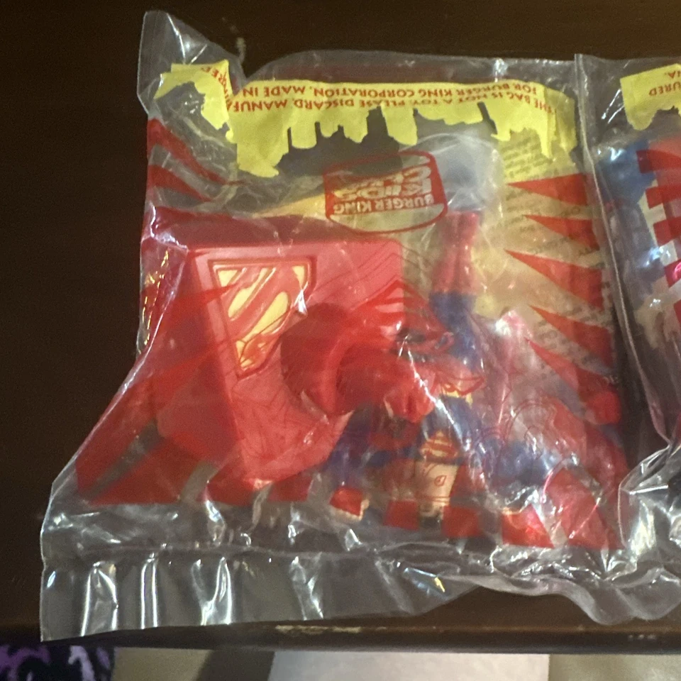 Burger King Meal Toy Superman Juego completo de 7 cómics de DC Foto 3 de 4