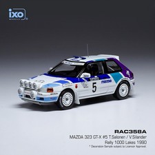 MAZDA 323 GTX #5 T.SALONEN / V.SILANDER RALLYE 1000 LAGHI 1990