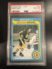 1979 OPC #23 Brad Park, PSA 8 #43173531, Boston Bruins