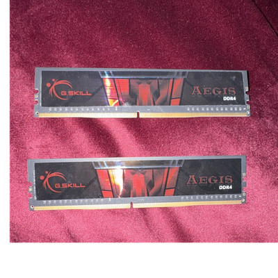G. SKILL Aegis 16GB (2x8GB) DDR4-3200 DIMM 288-Pin F4-3200C16D-16GIS