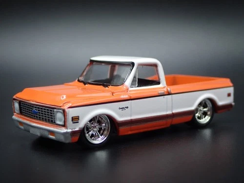1972 72 CHEVY CHEVROLET C10 PICKUP TRUCK SHORT BED 1/64 SCALE DIECAST MODEL CAR