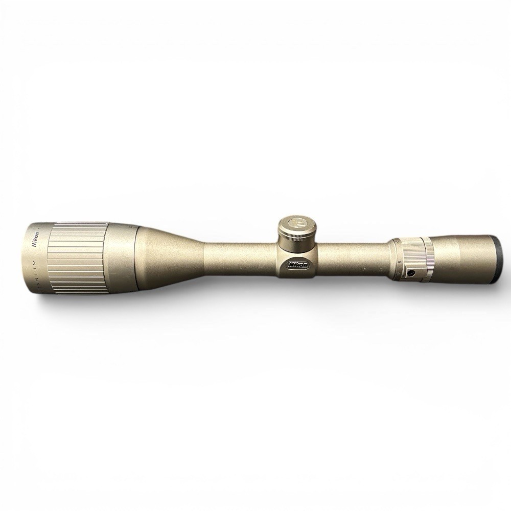 Nikon 5.5-16.5x44mm Titanium Rifle Scope ~Silver~ | eBay