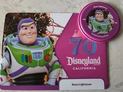 Woolworths 70 Disneyland California 2025 #29 BUZZ LIGHTYEAR Card & Disc   
