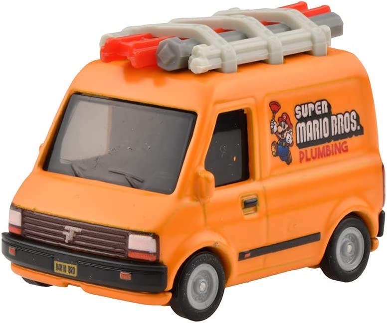 Hot Wheels HXF03 SUPER MARIO BROS FILM Model PLUMBER VAN DEFEKT BOX 1:64 5cm