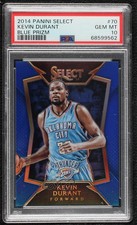 2014 Panini Select Concourse Blue Prizm /249 Kevin Durant #70 PSA 10 GEM MT h8k