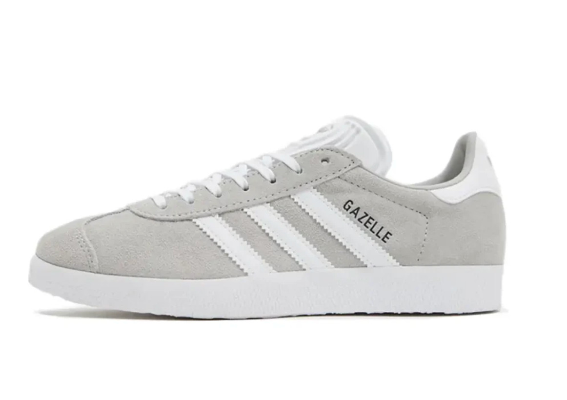 Size 8.55 - Adidas Gazelle Grey White W thumbnail 3