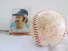 Thurman Munson New York Yankees Autographed Single Signed Baseball cir.1970's