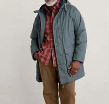 Cappotto uomo mare impermeabile B-Wm27573-15340 Tin Coast nichel taglia S