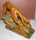 Vintage Royal Haeger Pottery 13" Long Ceramic Panther Couger Figurine Sculpture — photo 7